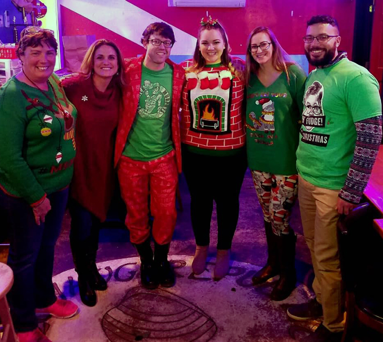 Event Ugly Sweater Contest and Giving Tree